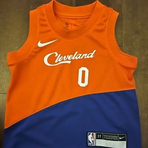 Cleveland Cavaliers Blue and Orange Nike Jersey Kevin Love #0 Baby Size 3T